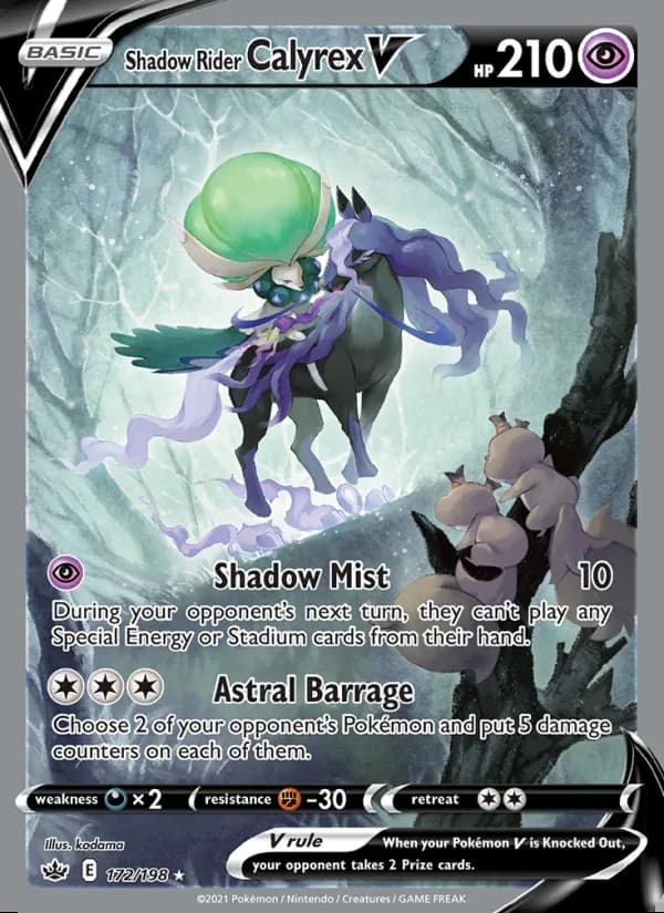 Shadow Rider Calyrex V — Chilling Reign #172
