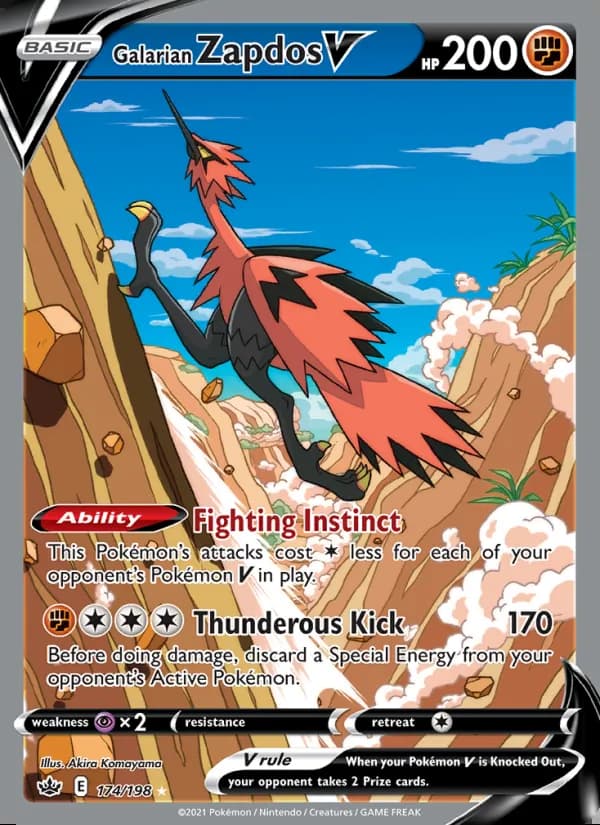 Galarian Zapdos V — Chilling Reign #174