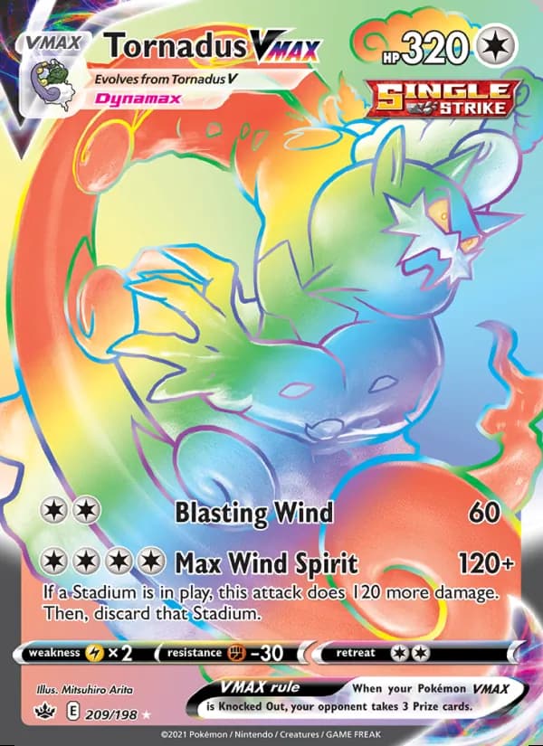 Tornadus VMAX — Chilling Reign #209