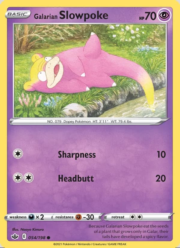 Galarian Slowpoke — Chilling Reign #54