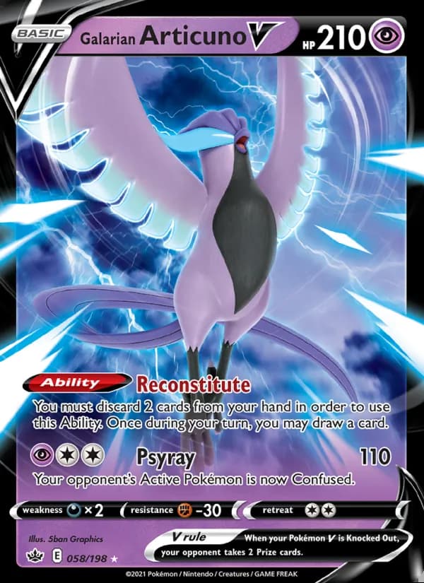Articuno de Galar V — Reinado Escalofriante #58