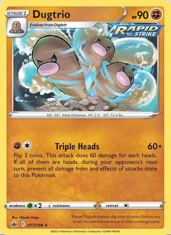 Dugtrio — Chilling Reign #77