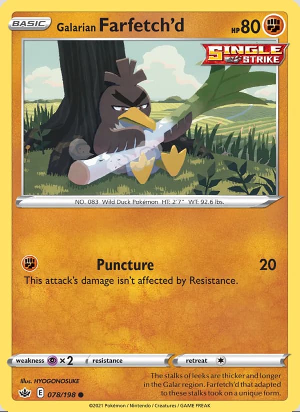 Galarian Farfetch'd — Chilling Reign #78