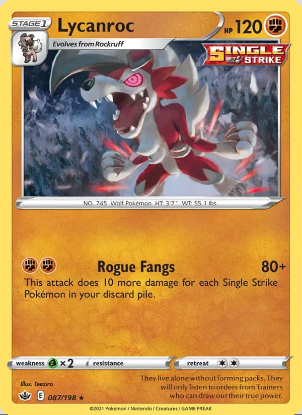 Lycanroc — Chilling Reign #87