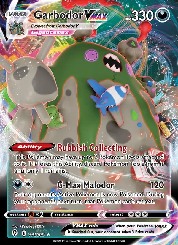Garbodor VMAX — Cielos Evolutivos #101