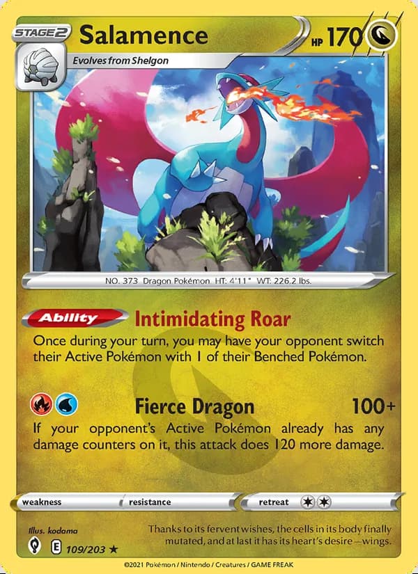 Salamence — Evolving Skies #109