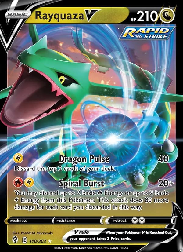 Rayquaza V — Evolving Skies #110