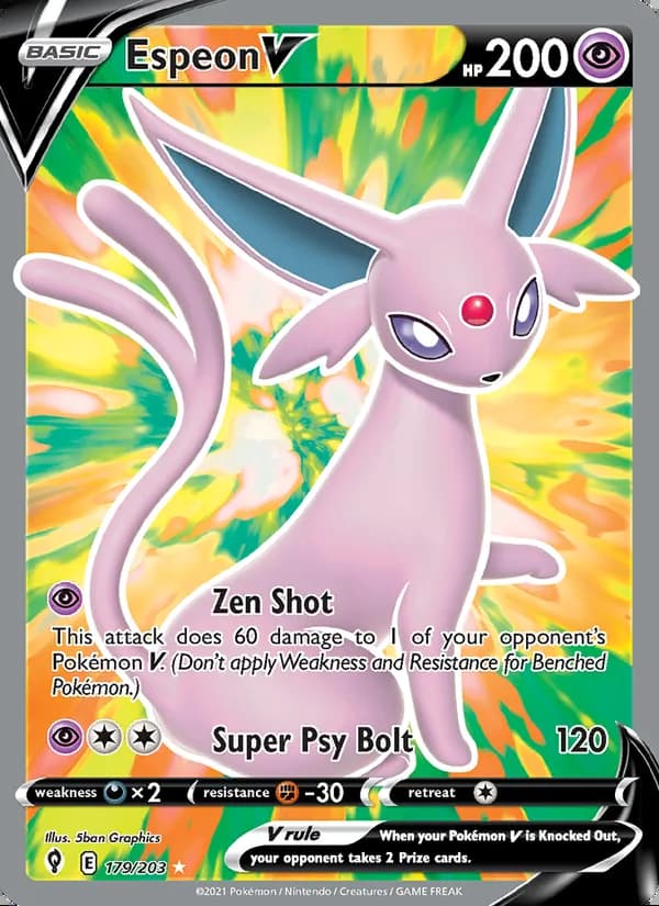 Espeon V — Evolving Skies #179