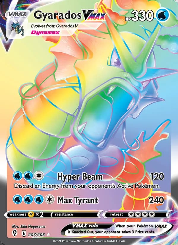 Gyarados VMAX — Evolving Skies #207