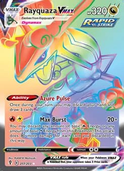 Rayquaza VMAX — Cielos Evolutivos #217