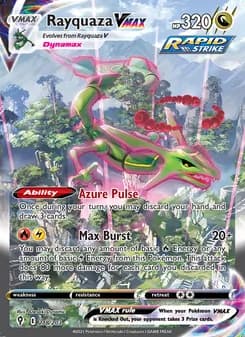 Rayquaza VMAX — Cielos Evolutivos #218