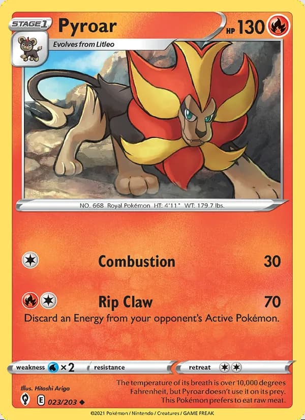 Pyroar — Cielos Evolutivos #23