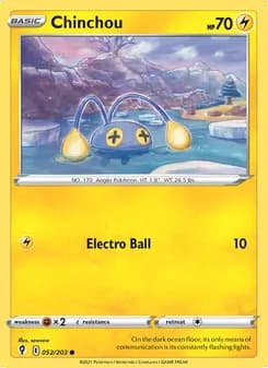 Chinchou — Cielos Evolutivos #52