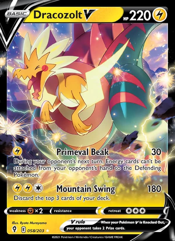 Dracozolt V — Evolving Skies #58