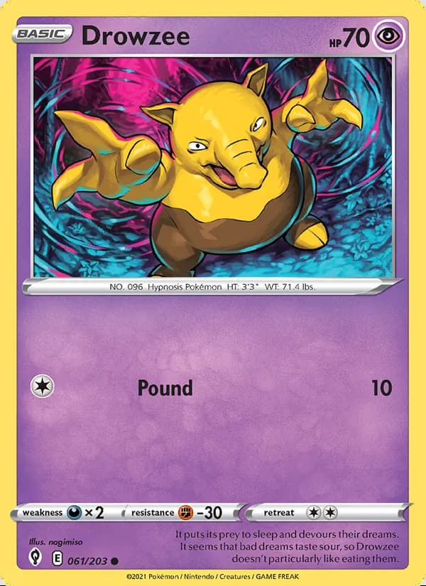 Drowzee — Evolving Skies #61