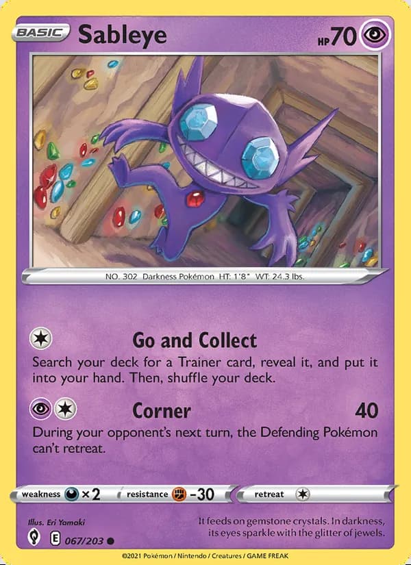 Sableye — Cielos Evolutivos #67