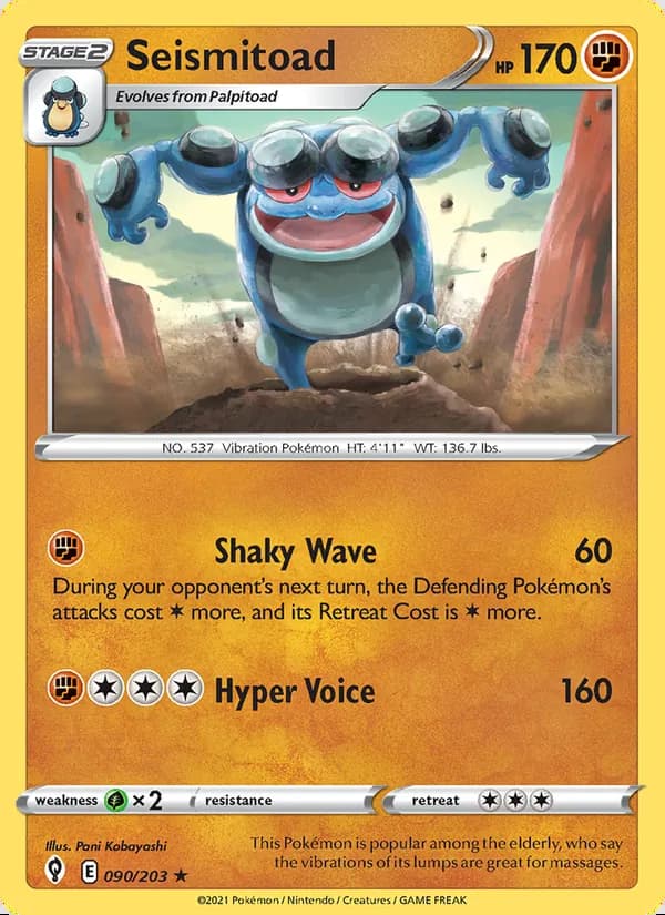 Seismitoad — Cielos Evolutivos #90