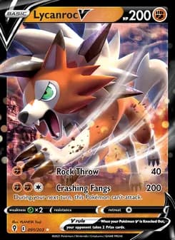 Lycanroc V — Cielos Evolutivos #91