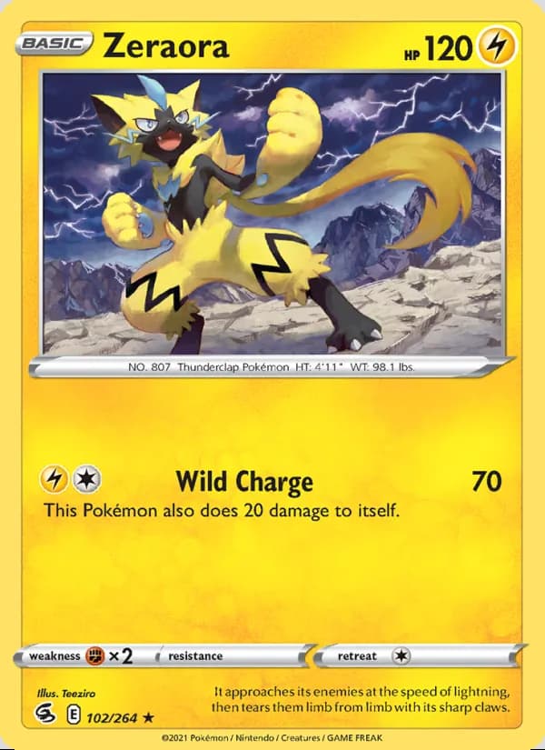 Zeraora — Fusion Strike #102