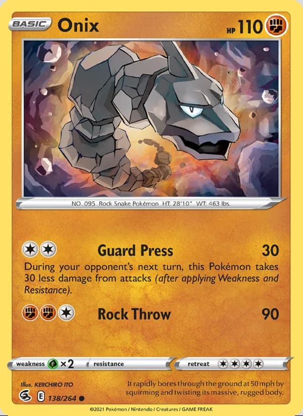 Onix — Fusion Strike #138