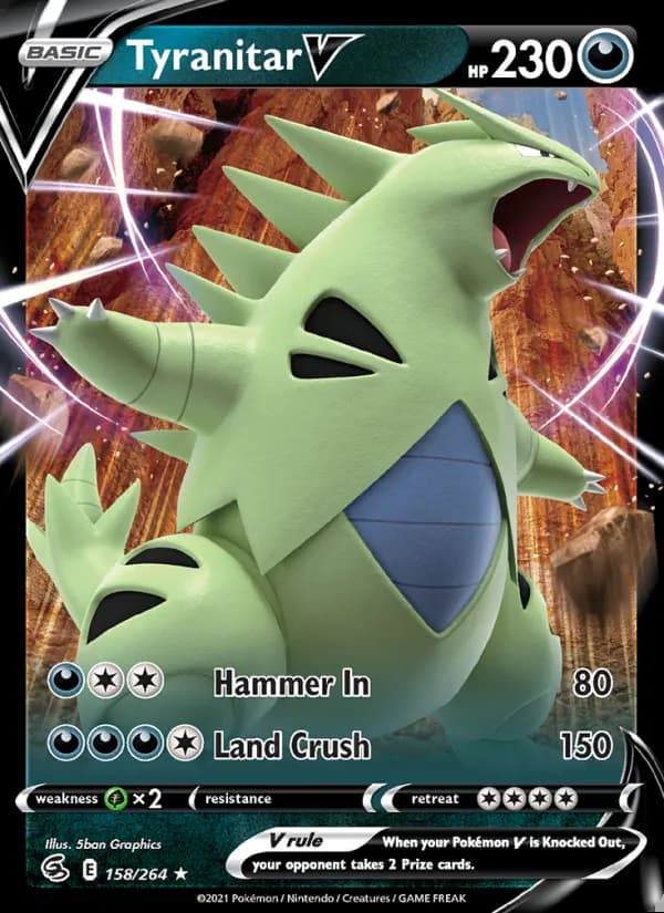 Tyranitar V — Fusion Strike #158