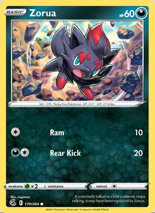 Zorua — Fusion Strike #170