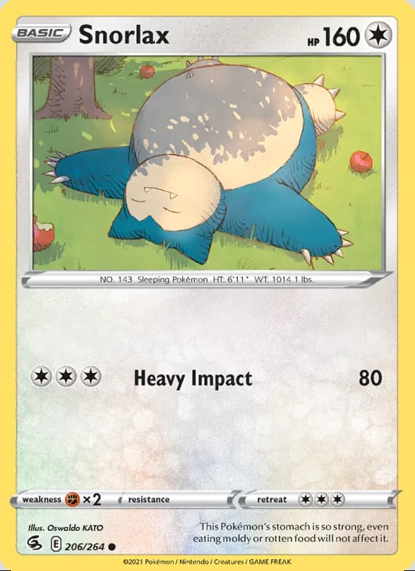 Snorlax — Fusion Strike #206