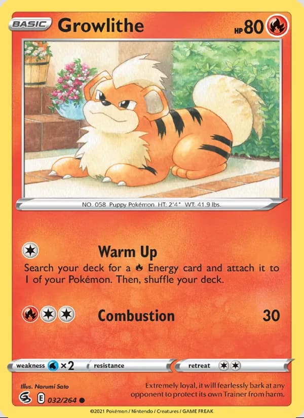 Growlithe — Fusion Strike #32