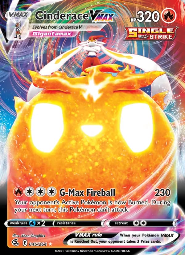 Cinderace VMAX — Golpe Fusión #45