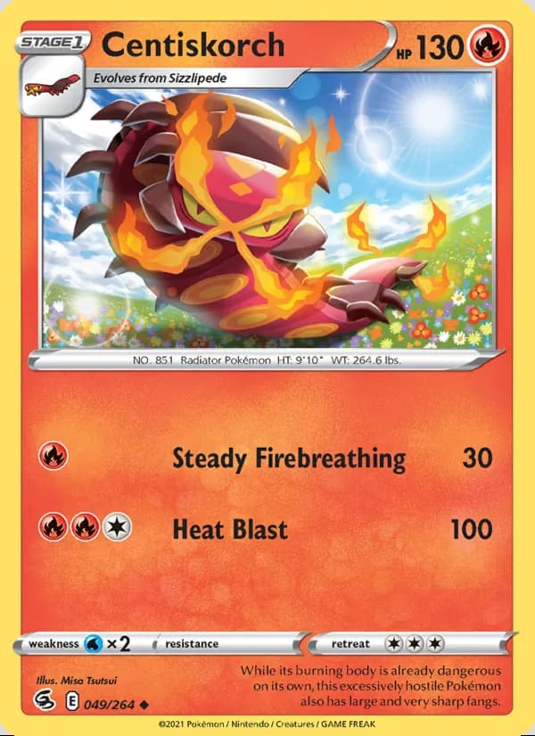 Centiskorch — Fusion Strike #49