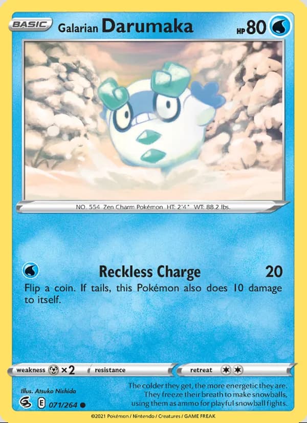 Galarian Darumaka — Fusion Strike #71