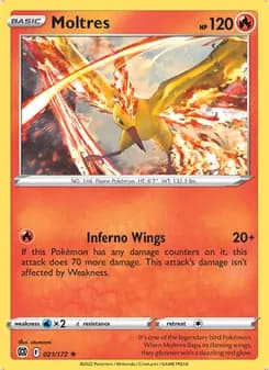 Moltres — Brilliant Stars #021