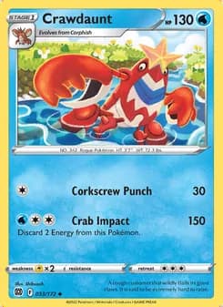 Crawdaunt — Brilliant Stars #033
