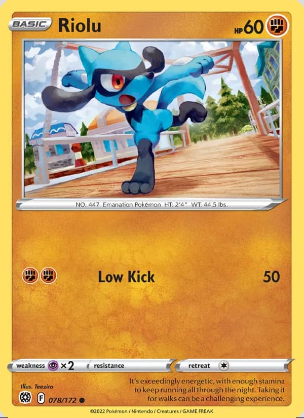 Riolu — Astros Brillantes #078