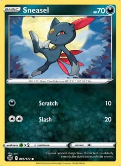 Sneasel — Brilliant Stars #086