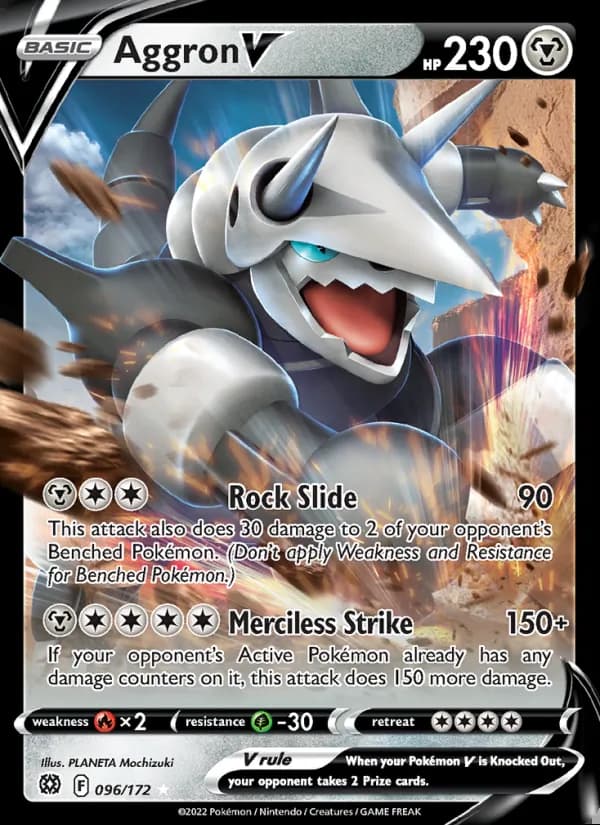 Aggron V — Brilliant Stars #096