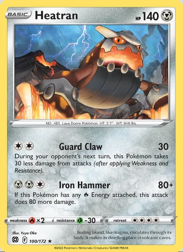 Heatran — Astros Brillantes #100