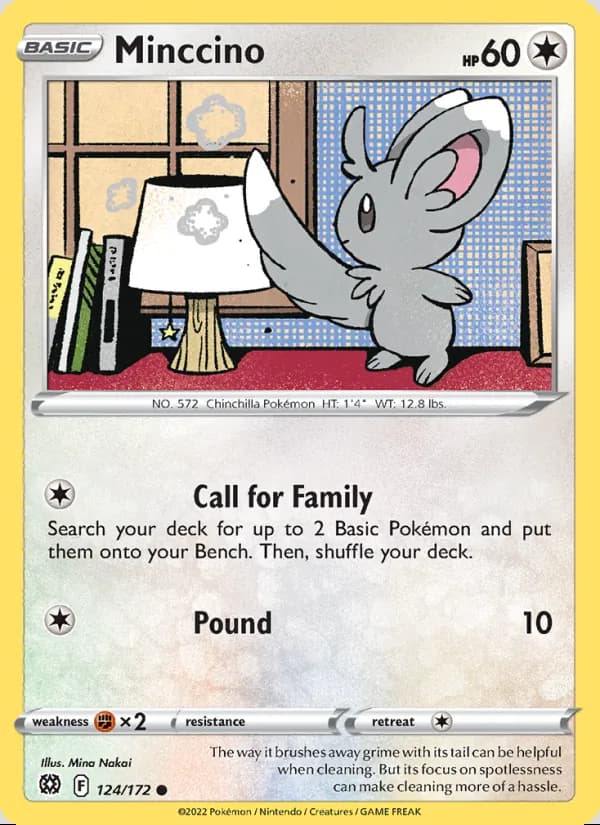Minccino — Astros Brillantes #124