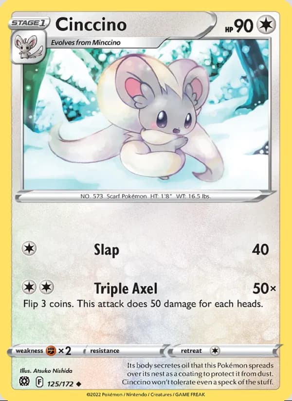 Cinccino — Astros Brillantes #125