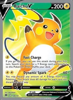 Raichu V — Brilliant Stars #158