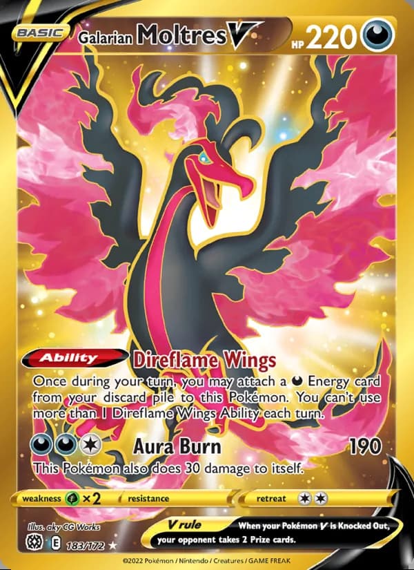 Moltres de Galar V — Astros Brillantes #183