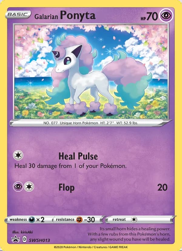 Galarian Ponyta — SWSH Black Star Promos #SWSH013