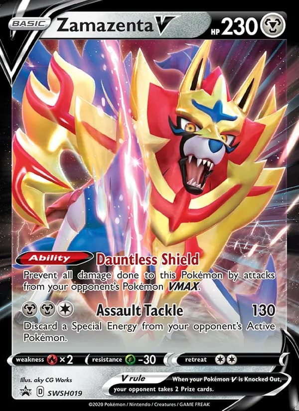 Zamazenta V — SWSH Black Star Promos #SWSH019