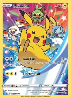 Pikachu — SWSH Black Star Promos #SWSH020