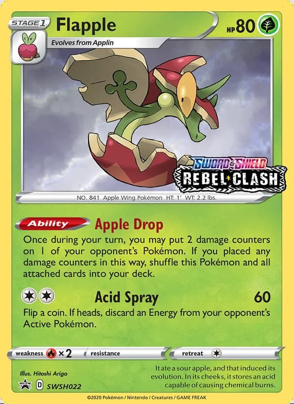 Flapple — SWSH Black Star Promos #SWSH022