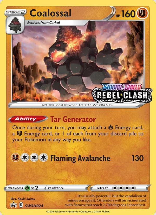 Coalossal — SWSH Black Star Promos #SWSH024