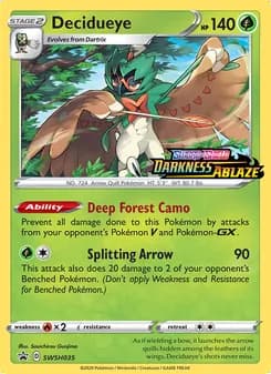 Decidueye — SWSH Black Star Promos #SWSH035