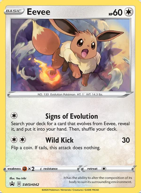 Eevee — SWSH Black Star Promos #SWSH042