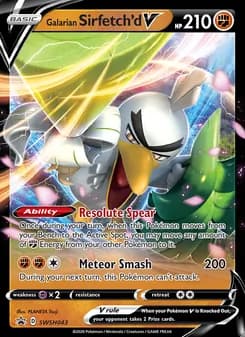 Galarian Sirfetch'd V — SWSH Black Star Promos #SWSH043