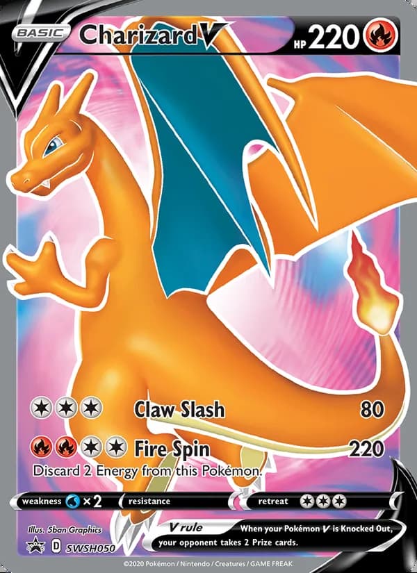 Charizard V — SWSH Black Star Promos #SWSH050